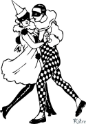 harlequin Coloring Pages To Print